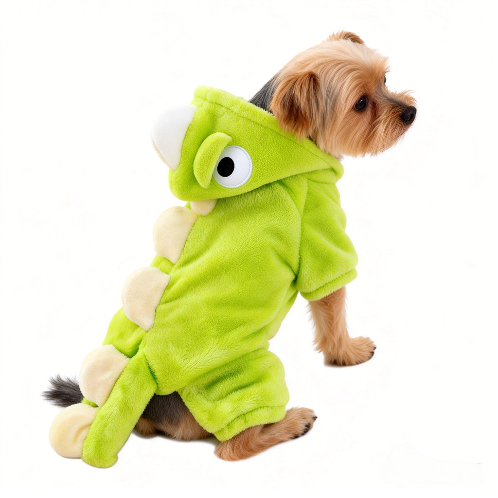 Dinosaur Cosplay Pet Costume for Dogs and Cats, Cute and Comfortable for Parties, Holidays, and Photoshoots