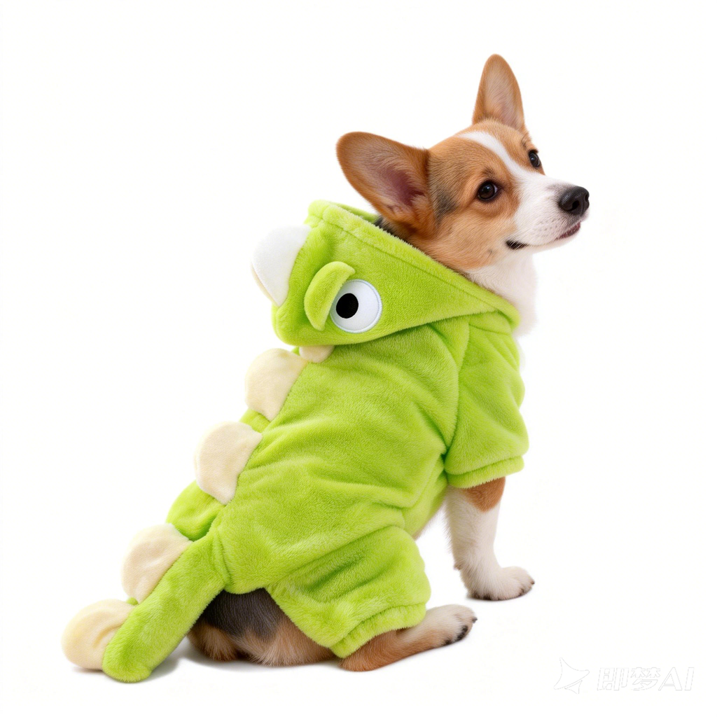 Dinosaur Cosplay Pet Costume for Dogs and Cats, Cute and Comfortable for Parties, Holidays, and Photoshoots