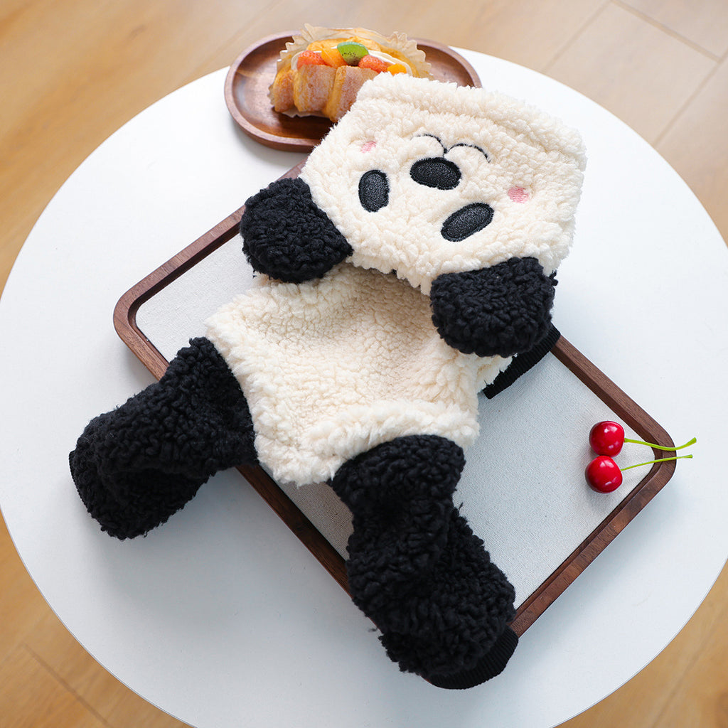 Panda Dog Costume - Adorable Black & White Bear Cosplay Onesie
